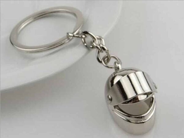 Motorcycle Helmet Keyring