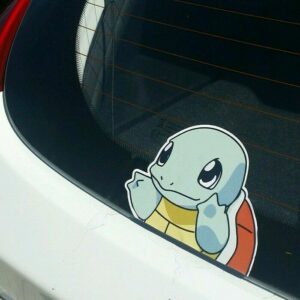 Pokemom Peeping Squirtle Decal