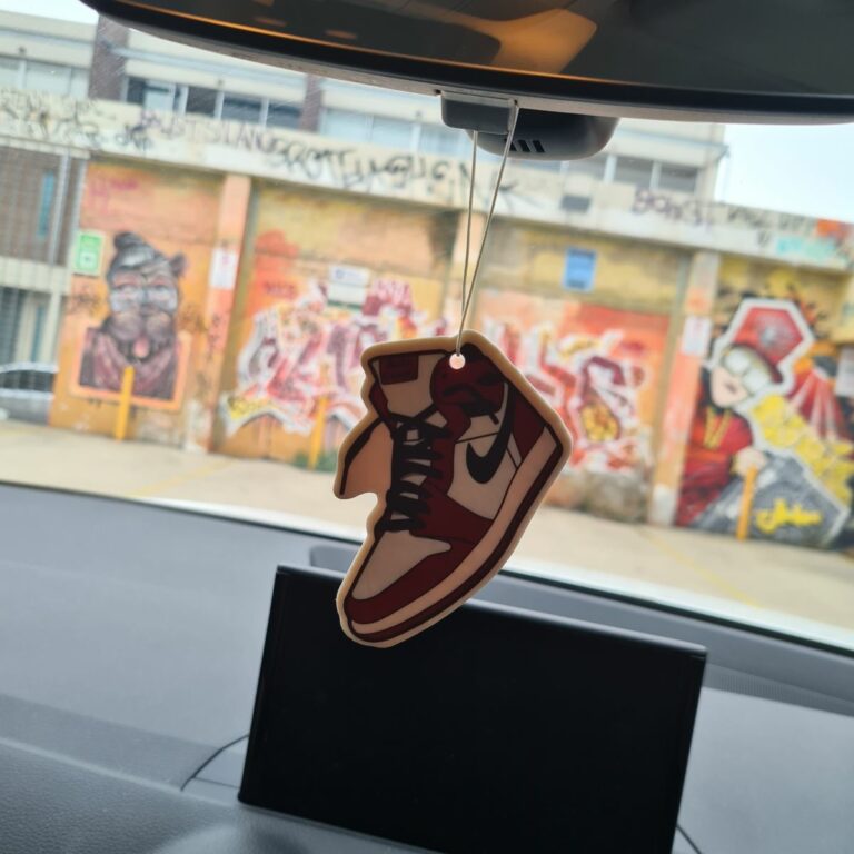 Hanging Nike Air Jordan's Car Air Freshener